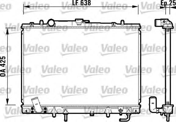 734144 VALEO Refrigeración del motor