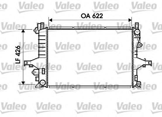 Radiador refrigeración del motor 8602538 Volvo