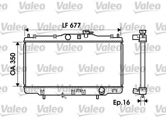 734716 VALEO radiador refrigeración del motor