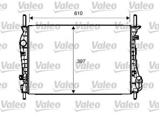 Radiador refrigeración del motor 734696 VALEO