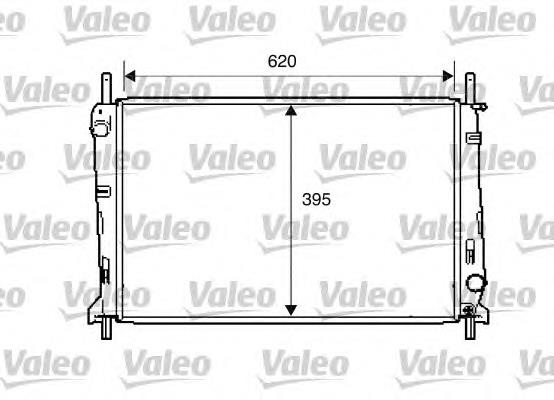 734303 VALEO radiador refrigeración del motor