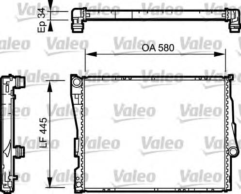Água radiador VALEO 734276 precio, desde 66,34 EUR