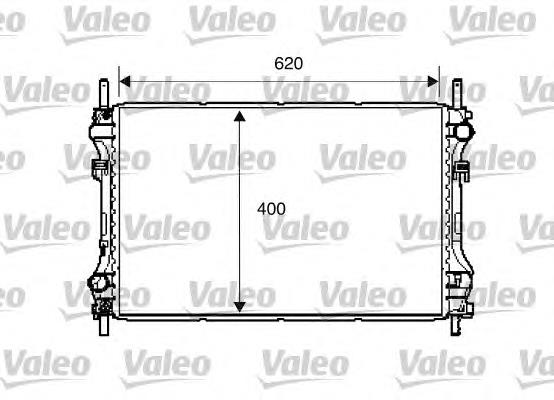 734293 VALEO radiador refrigeración del motor