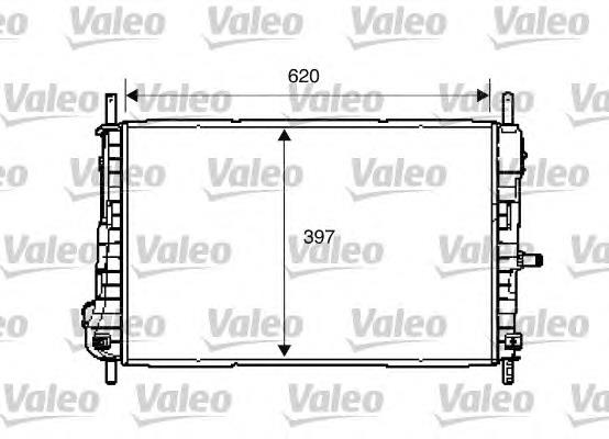 734288 VALEO radiador refrigeración del motor