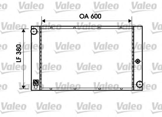 734395 VALEO radiador refrigeración del motor