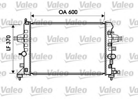 734382 VALEO radiador