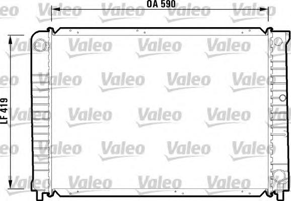 Radiador refrigeración del motor 732366 VALEO