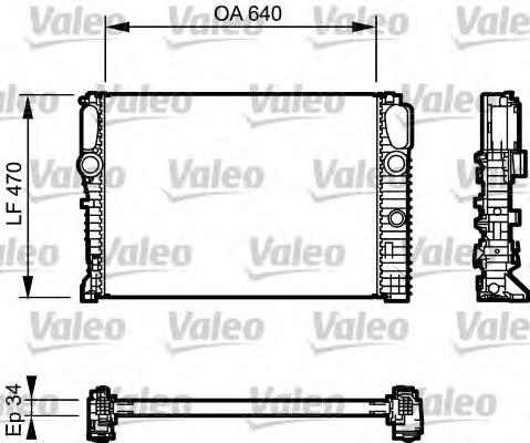 Água radiador VALEO 732849 precio, desde 122,12 EUR