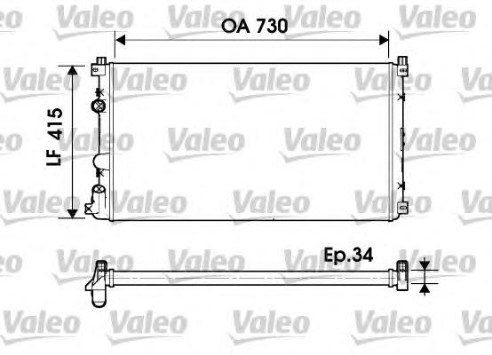 Água radiador VALEO 732918 precio, desde 92,93 EUR
