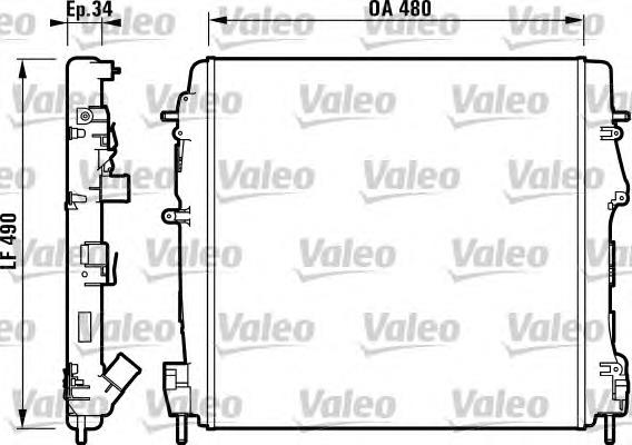 Água radiador VALEO 732717 precio, desde 78,25 EUR