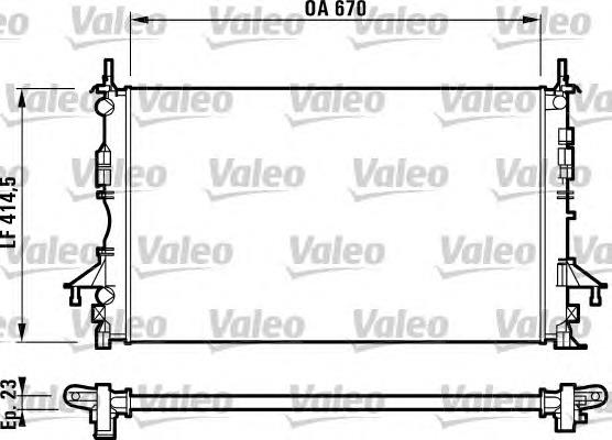 Água radiador VALEO 732827 precio, desde 65,09 EUR