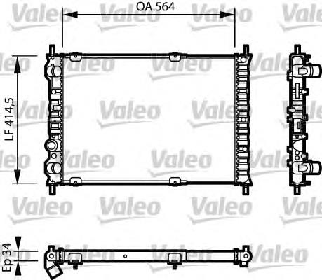 732787 VALEO Refrigeración del motor