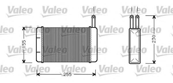 Radiador de calefacción 812057 VALEO