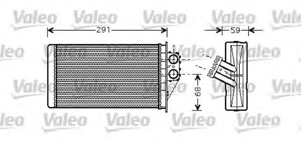 812339 VALEO radiador de calefacción