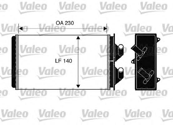 812303 VALEO radiador de calefacción