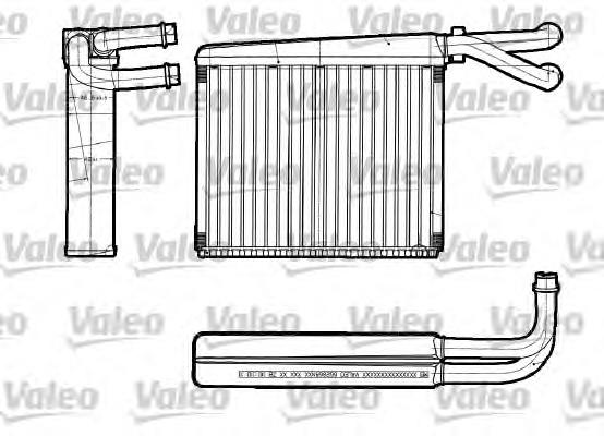 Radiador de calefacción trasero VALEO 812251