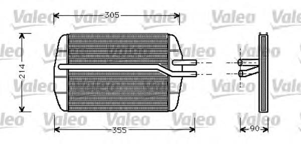 Radiador de calefacción 812272 VALEO