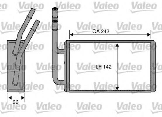 812276 VALEO Radiador interior
