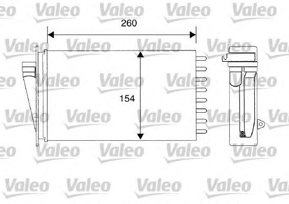 812194 VALEO radiador calefacción