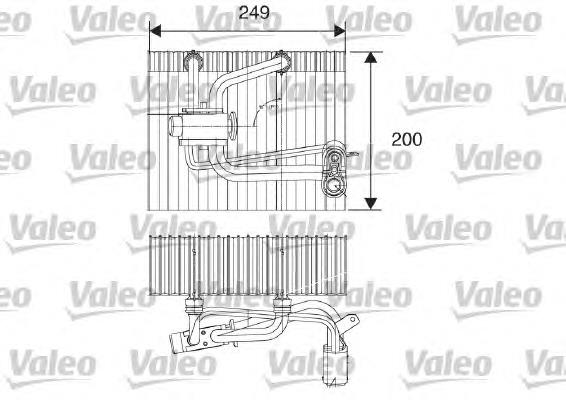 817209 VALEO evaporador, aire acondicionado