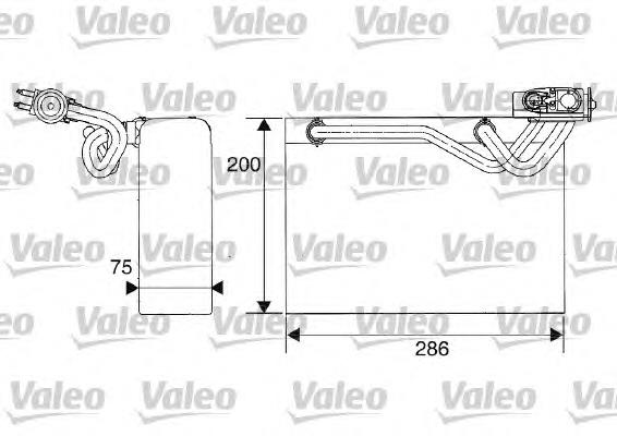 Evaporador, aire acondicionado 817278 VALEO