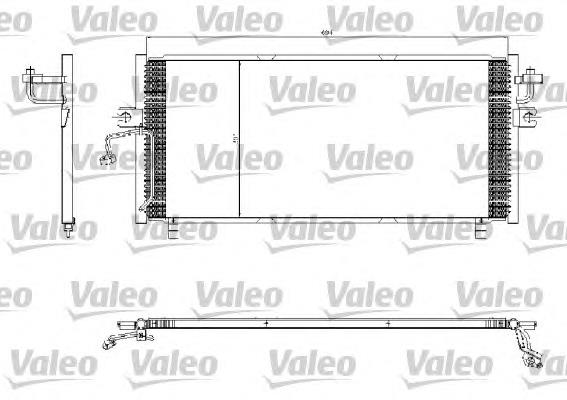Condensador aire acondicionado 817253 VALEO