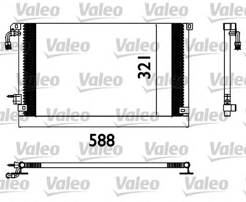 817655 VALEO condensador aire acondicionado