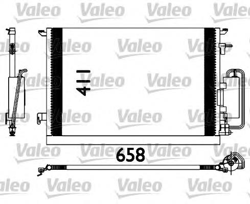 817647 VALEO Radiador de aire acondicionado
