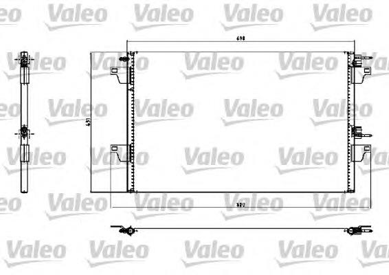 817731 VALEO condensador aire acondicionado