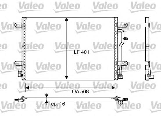 Aire acondicionado capacitor VALEO 817741 precio, desde 58,08 EUR