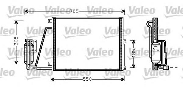 817670 VALEO condensador aire acondicionado