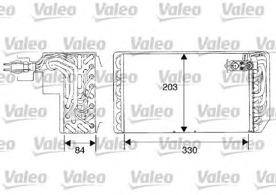 817467 VALEO evaporador, aire acondicionado