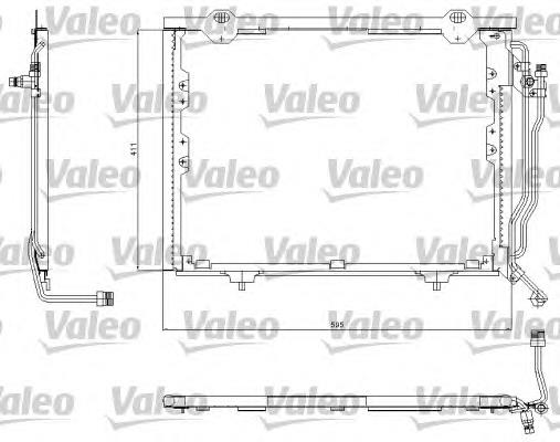 Condensador aire acondicionado 817563 VALEO