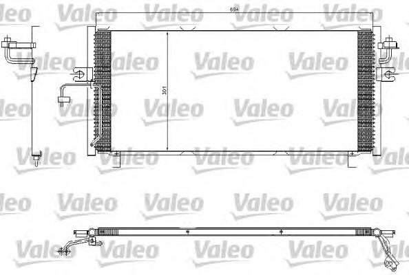 817603 VALEO condensador aire acondicionado