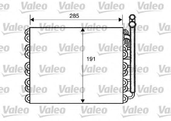 Evaporador de aire acondicionado 64111393213 BMW