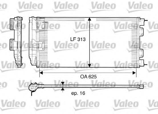 817549 VALEO condensador aire acondicionado