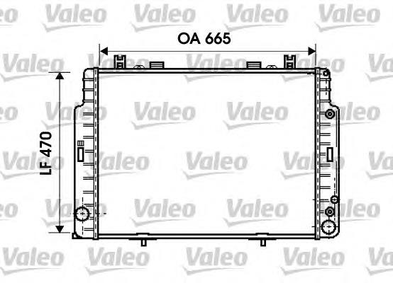 734794 VALEO radiador refrigeración del motor