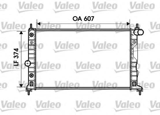 734831 VALEO radiador