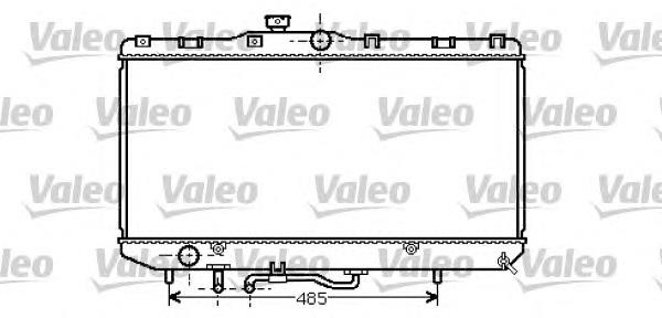 Radiador refrigeración del motor 734839 VALEO