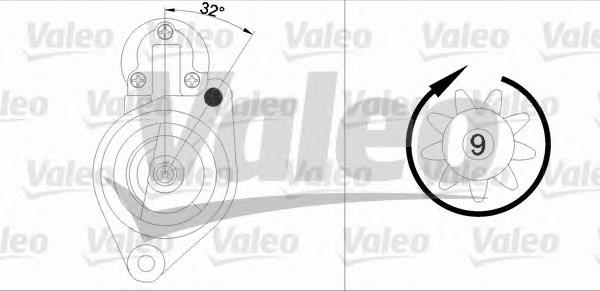 Burro de arranque  VALEO 458184 precio, desde 110,70 EUR