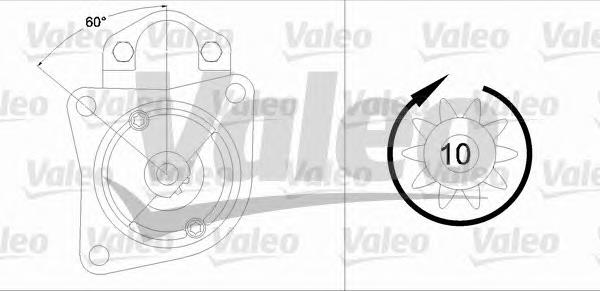 Motor de arranque 5051422 Ford