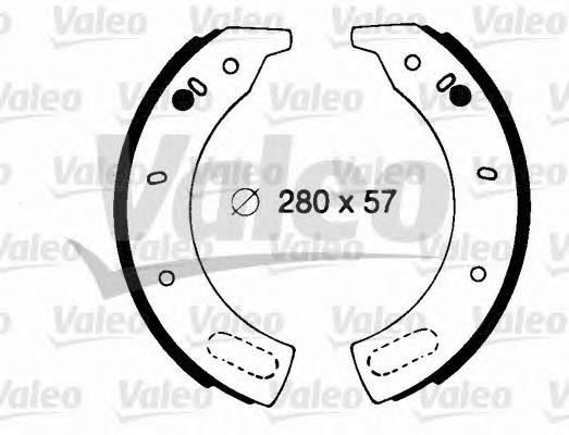 GBS729 Land Rover zapatas de frenos de tambor traseras