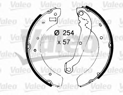 5020553 Ford zapatas de frenos de tambor traseras