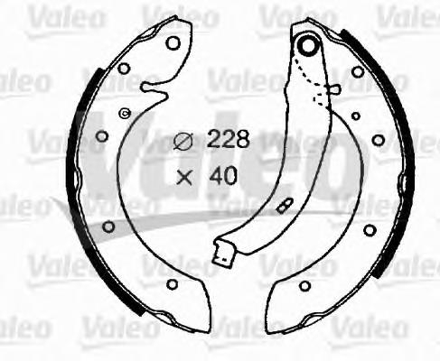 6025770 Kraft zapatas de frenos de tambor traseras