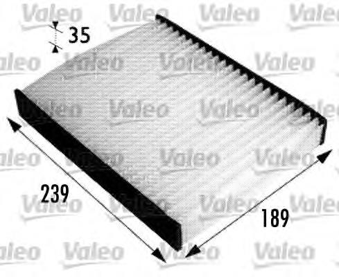 Filtro de polen VALEO 698694