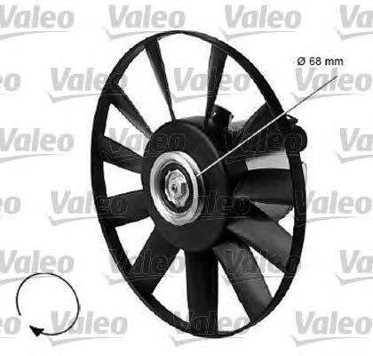 696067 VALEO ventilador (rodete +motor refrigeración del motor con electromotor completo)