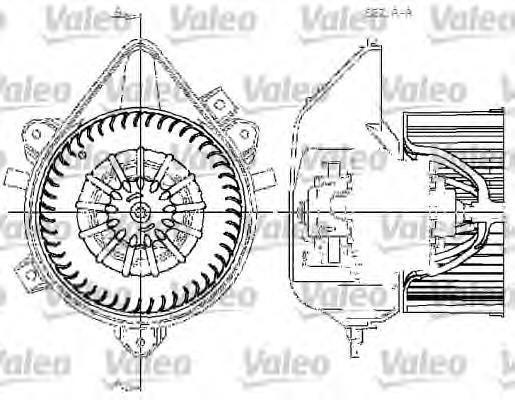 Ventilador de calefacción VALEO 698534 precio, desde 55,18 EUR
