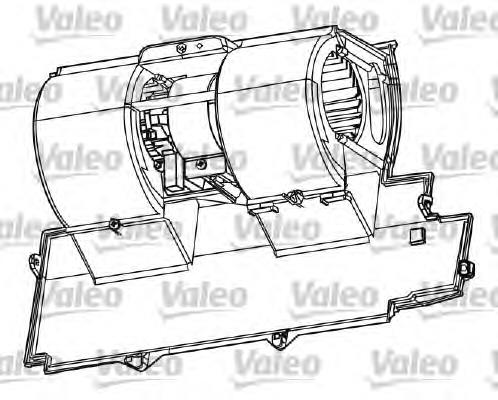 Motor eléctrico, ventilador habitáculo 698511 VALEO