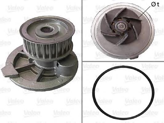Comprar 506856 VALEO Bomba de agua para motor