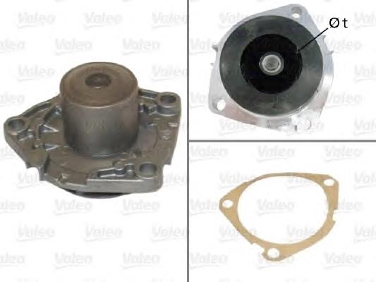 506808 VALEO Bomba refrigerante coche